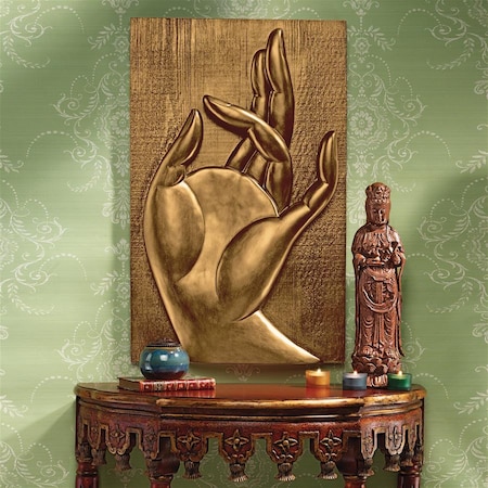 Design Toscano Mayura Mudra Buddhist Wall Sculpture KY207961
